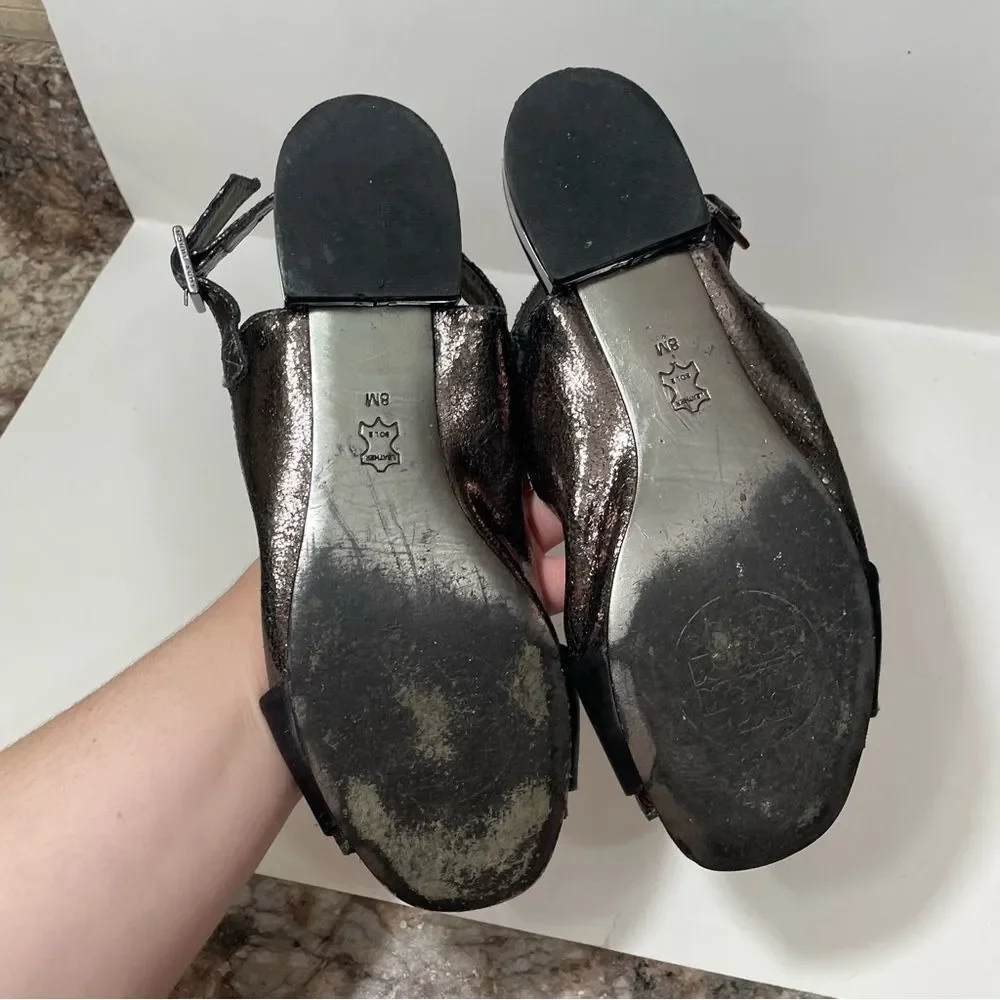 Tory Burch Metallic Jeweled Sandals